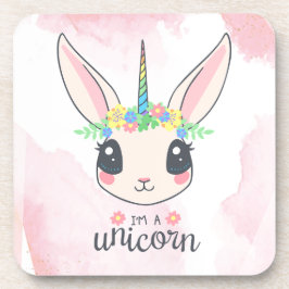 Posavasos Unicornio rosa dulce