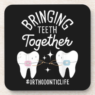Posavasos Uniendo Dientes - Ortodoncista 