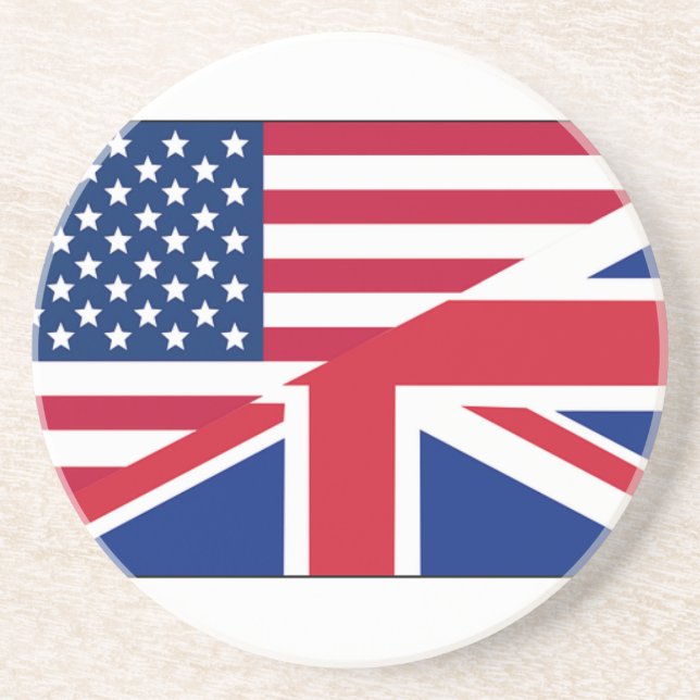 Posavasos Union Jack American Flag Pattern Stars Strips (Frente)