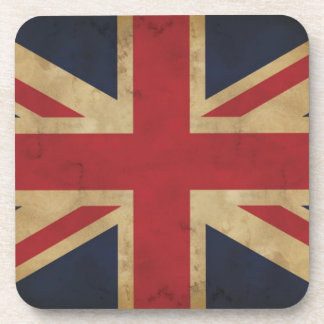 Posavasos Union Jack viejo fijado de 6 prácticos de costa