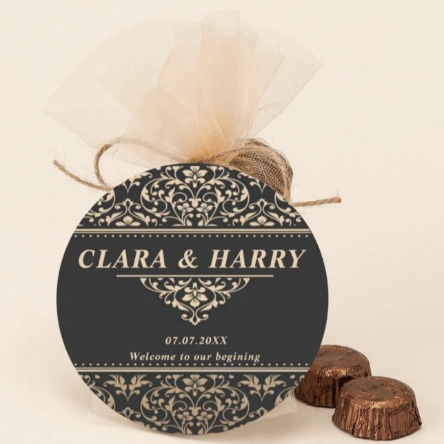 Posavasos Unique fancy minimalist boho modern wedding  (Subido por el creador)