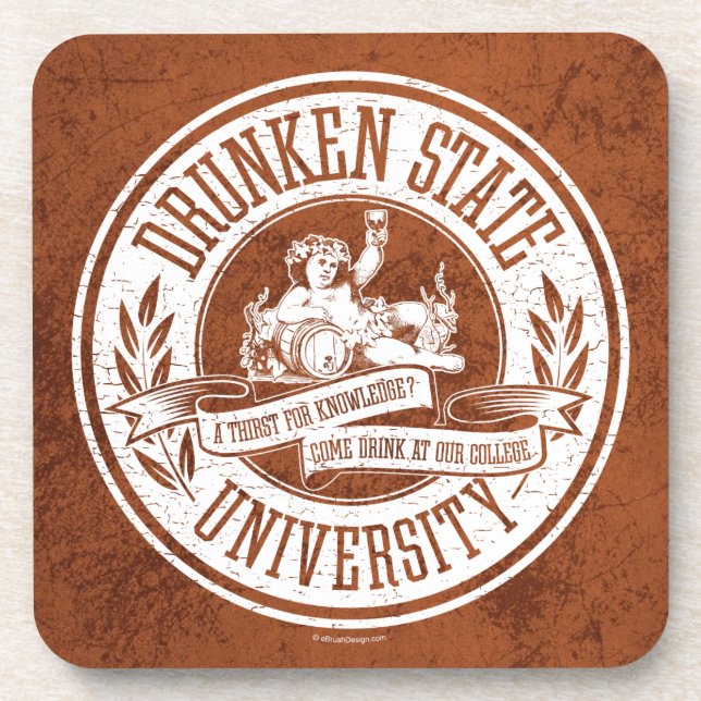 Posavasos Universidad Estatal de Drunken (Frente)
