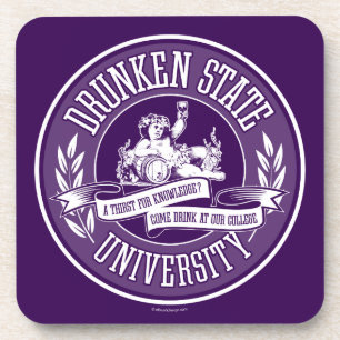 Posavasos Universidad Estatal de Drunken