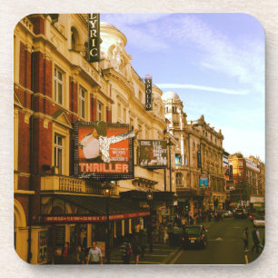 Posavasos Urban Vintage Downtown Cityscape