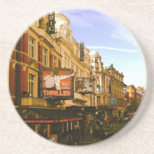 Posavasos Urban Vintage Downtown Cityscape