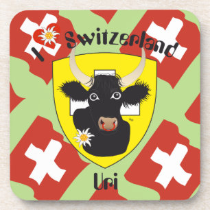 Posavasos Uri Schweiz Suisse Svizzera Kork-Untersetzer