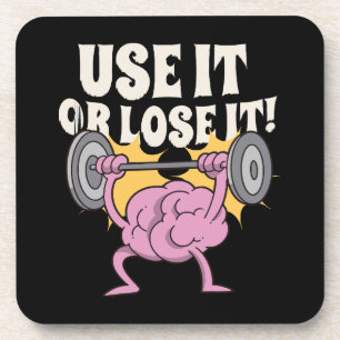 Posavasos Usa y entrena tu cerebro