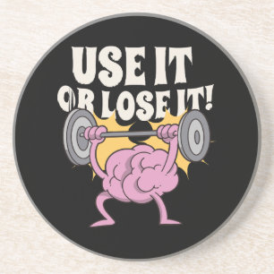 Posavasos Usa y entrena tu cerebro