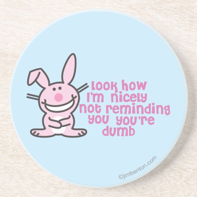 Posavasos Usted es mudo (Frente)