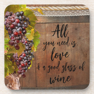 Posavasos Uvas ruánicas románticas