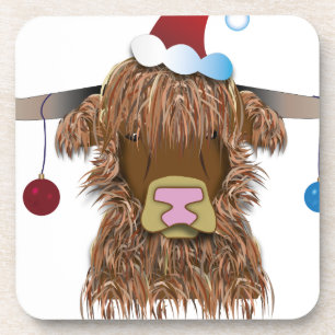 Posavasos Vaca del navidad