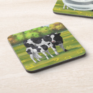 Posavasos Vaca Holstein y ternera en salsa de verano