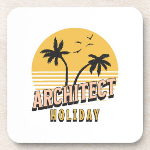 Posavasos Vacaciones de Arquitecto
