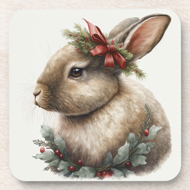 Posavasos Vacaciones de invierno/Navidades festivos (Frente)