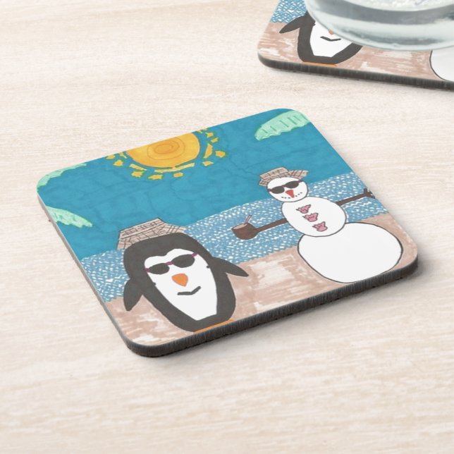 Posavasos Vacaciones de navidades (Lado Izquierdo)