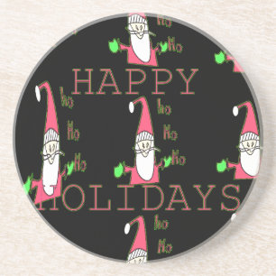 Posavasos Vacaciones especiales felices Ho Ho Ho Ho Ink Sket