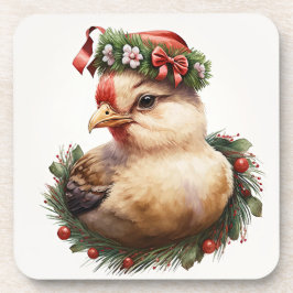 Posavasos Vacaciones festivas / Navidades Chicken Coasters