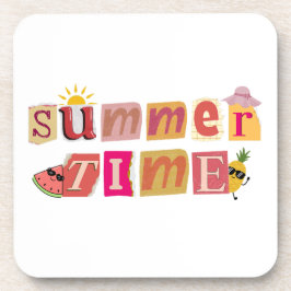 Posavasos Vacaciones puntuales de verano únicas