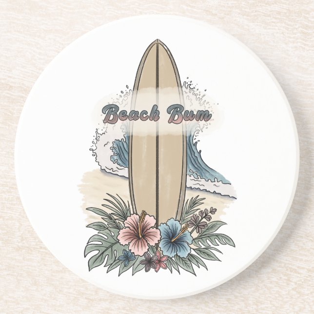 Posavasos Vago de la playa (Frente)