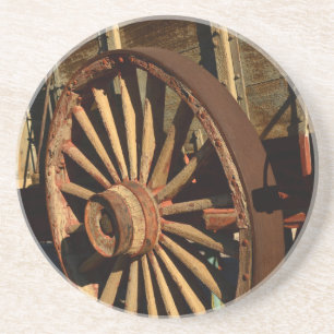 Posavasos Vagón antiguo de tren de mulas