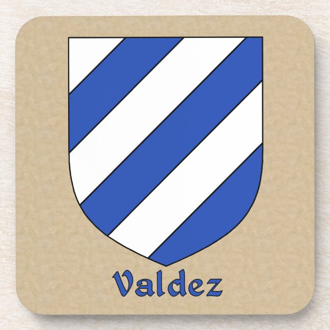 Posavasos Valdez Heraldic Shield (Frente)