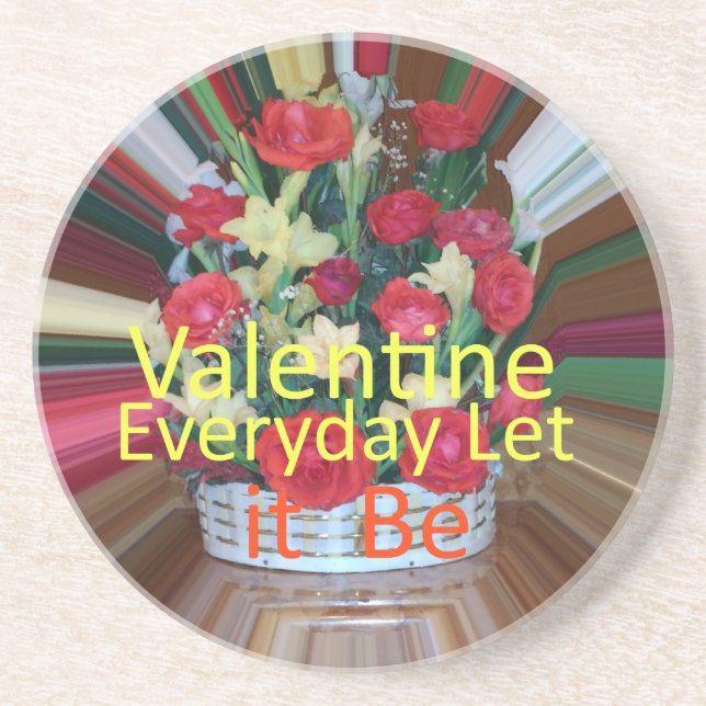 Posavasos Valentine Everyday comparte el amor (Frente)