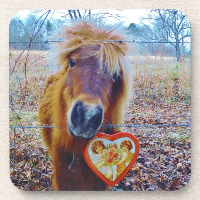 Posavasos Valentine Heart Horse (Frente)