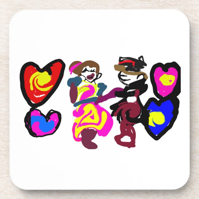 Posavasos Valentine win love (Frente)