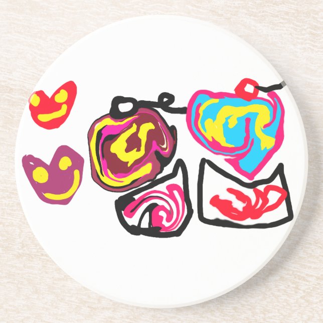 Posavasos valentine's day cupcakes (Frente)