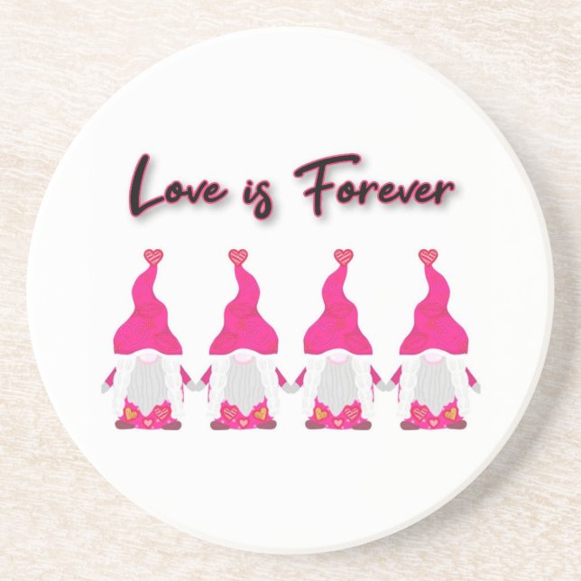 Posavasos valentines gnomes (Frente)