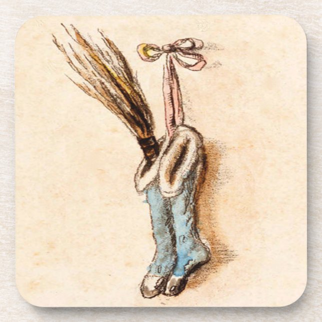 Posavasos Vallas navideñas antiguas de gallos de corcho (Frente)