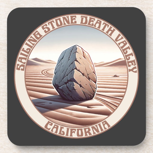 Posavasos Valle de la Muerte de Piedra Navegante (Frente)