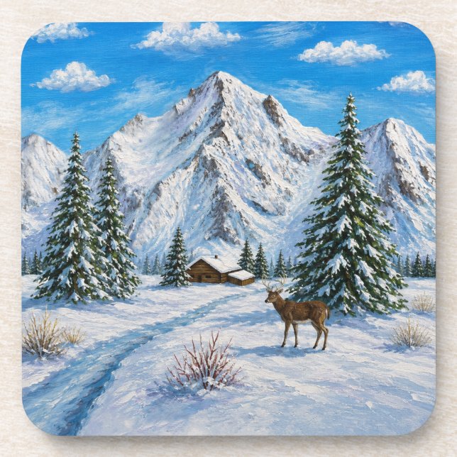 Posavasos Valle de Montañas Nevadas (Frente)