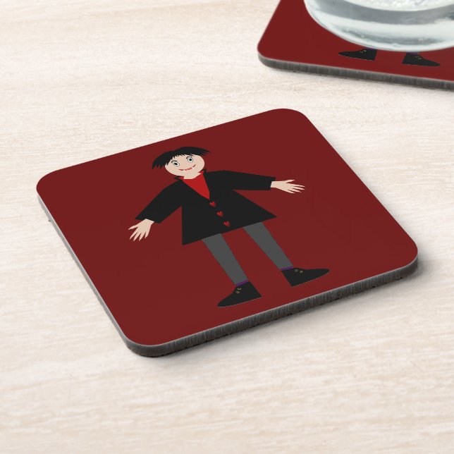 Posavasos Vampiro de Cute Halloween (Lado Izquierdo)