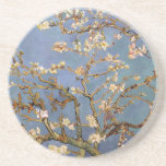 Posavasos Van Gogh Almond Blossom<br><div class="desc">Serie de pintura natural Vincent Van Gogh - Florencia de almendras en tonos azules</div>