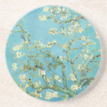 Posavasos Van Gogh Almond Blossoms<br><div class="desc">Flores de almendras de Vincent Van Gogh Disfrute de esta hermosa huella floral pintada por el impresionista clásico,  Vincent Van Gogh vincent van gogh,  van gogh,  flores de almendros,  impresionismo,  flores,  flores,  bonito,  hermoso, </div>