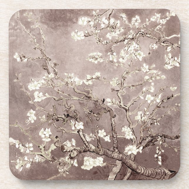 Posavasos Van Gogh Almond Blossoms Beige (Frente)