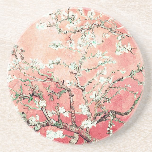 Posavasos Van Gogh Almond Blossoms Peach (Frente)