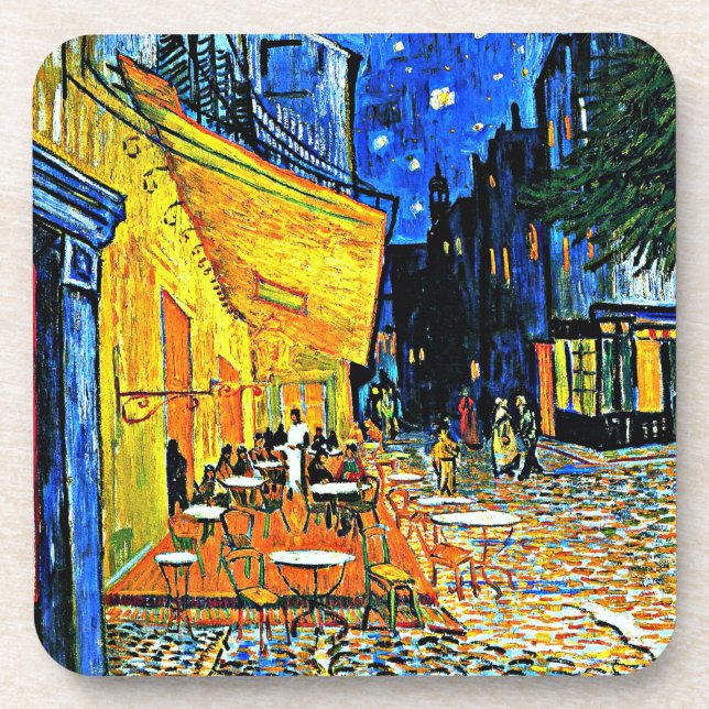 Posavasos Van Gogh - Cafe Terrace, Place-du-forum, Arles (Frente)