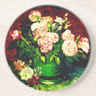 Posavasos Van Gogh Peonies y Rosas