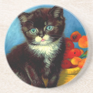 Posavasos Van Gogh Tuxedo Cat