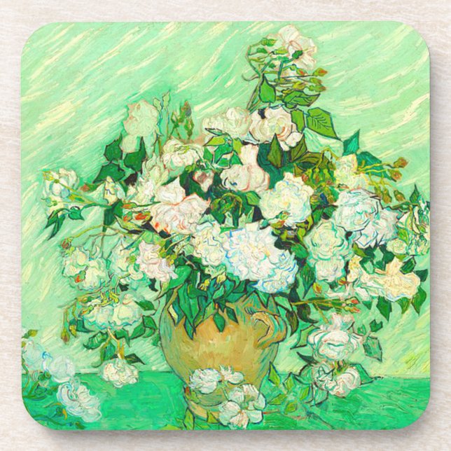Posavasos Van Gogh White Roses (Frente)
