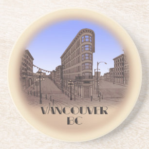 Posavasos Vancouver Souvenir Coasters Vancouver Gastown Gift