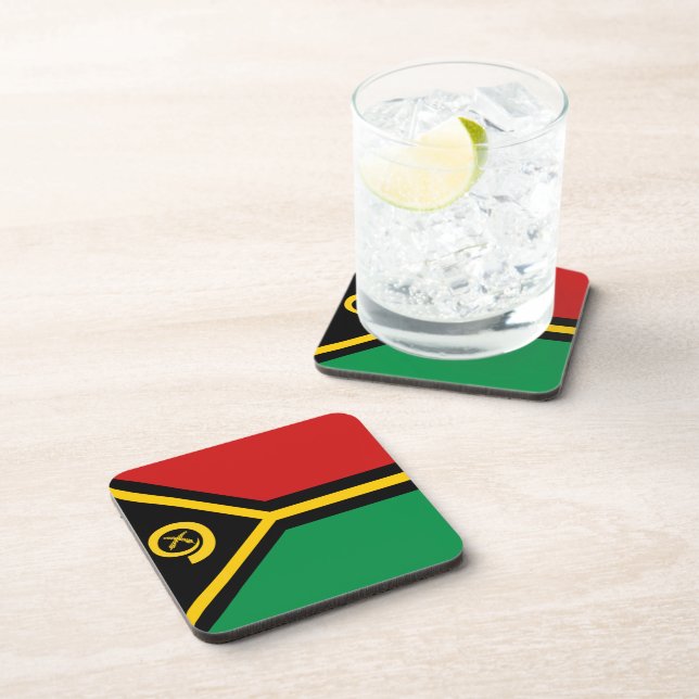 Posavasos Vanuatu Flag Coaster (Lado Derecho)