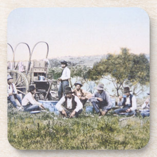 Posavasos Vaqueros en Lunch, 1904 (foto)