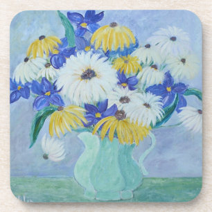 Posavasos Vase de la montaña rusa de flores