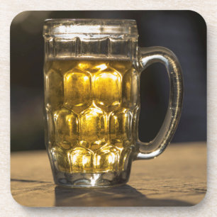 Posavasos Vaso de cerveza bebida primer plano, India
