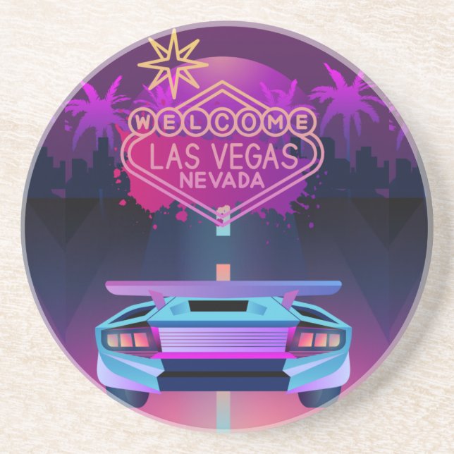 Posavasos vayamos a vegas (Frente)