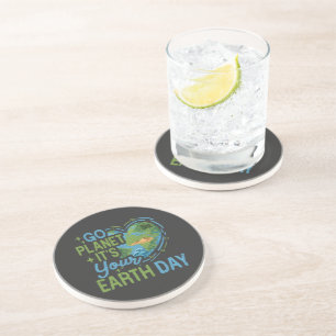 Posavasos ve planeta es tu día de la tierra