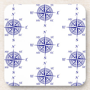 Posavasos Vela azul y blanca
